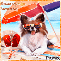 Wishing you a nice Summer Day Animiertes GIF