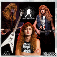 Dave Mustaine animovaný GIF