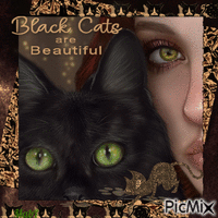 Black Cats Are Beautiful! - GIF animé gratuit