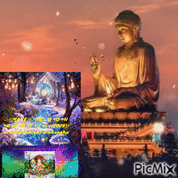 BUDDHA VISUAL DHARMA - Gratis animeret GIF