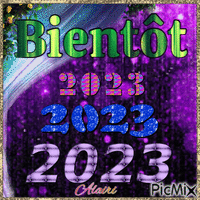 Bientôt 2023 - Free animated GIF