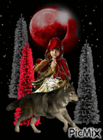 Red Riding Hood - Besplatni animirani GIF