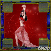 Uma dança fofa em estilo vintage - Besplatni animirani GIF
