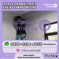 JASA PASANG WALLPAPER DINDING LAWANG MALANG - Zdarma animovaný GIF