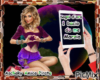 Aschaky Amica Pirata - Ingyenes animált GIF