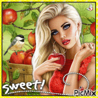 Sweet Apple - Ingyenes animált GIF