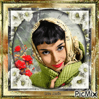 Audrey Hepburn, Actrice Britannique animēts GIF