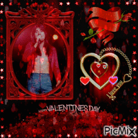 Steve Perry Happy Valentine's Day Hearts, Stars and Roses 2018 - Kostenlose animierte GIFs