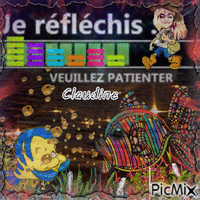 Cloclo Et La Réflection Animated GIF