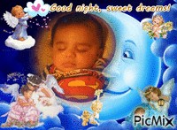 Good night, sweet dreams! - Free animated GIF