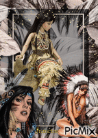 Les Amérindiennes 💖💖💖 动画 GIF