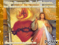 Jesús manso y humilde de corazón.  Haz nuestro corazón conforme al tuyo. - Free animated GIF
