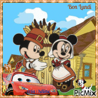 Mickey & Minnie アニメーションGIF