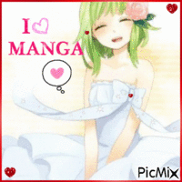 I love manga GIF แบบเคลื่อนไหว
