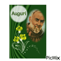 Padre Pio - Бесплатный анимированный гифка