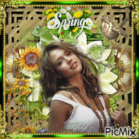 Welcome spring... アニメーションGIF
