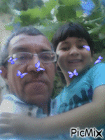 Ahmed et son Papa - GIF animé gratuit