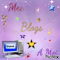 Mes blogs à moi GIF animé