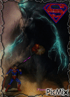superman анимирани ГИФ