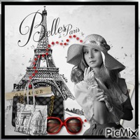 Belle de Paris - GIF animado gratis