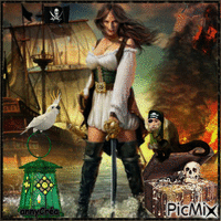 La fiancée du pirate - Darmowy animowany GIF
