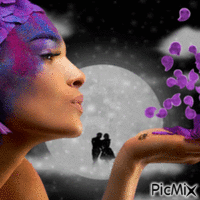moon dance animerad GIF