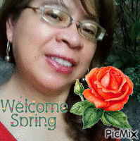 WELCOME SPRING! アニメーションGIF