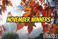 November Winners - Gratis geanimeerde GIF