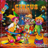 circus animovaný GIF