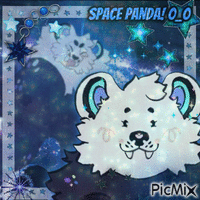 space panda kawaii! for my sister! - GIF animé gratuit