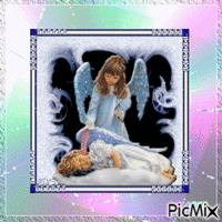 Deux petits anges animovaný GIF