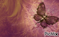 papillon doré :) - Безплатен анимиран GIF