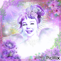 Angel with flowers/Purple/Contest