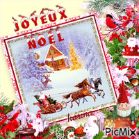 Joyeux Noël amis! animovaný GIF