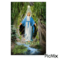 Sainte vierge Marie - GIF animé gratuit