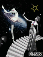 Dance and stars.. animerad GIF