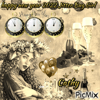 happy new year gift for my friend jitter.bug.girl animasyonlu GIF