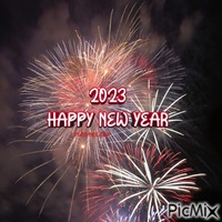 2023 Happy New Year! animēts GIF