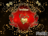 coeur en or - 無料のアニメーション GIF