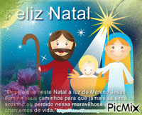 Cartão de Natal do Menino Jesus - GIF animado grátis