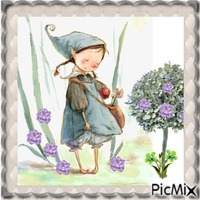 sweety in the garden 动画 GIF