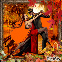 Couple dancing for the Fall