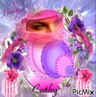 ღ💙ღ Création -cathy ღ💙ღ - Δωρεάν κινούμενο GIF