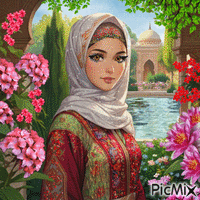 конкурс ,. Beauté musulmane" - GIF animado gratis