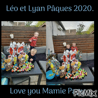 Léo et Lyan Pâques 2020