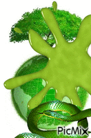 Haciendo en verde animovaný GIF