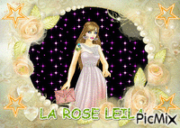 LA ROSE LEILA - GIF animado grátis