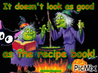 Witch's Recipe - Free animated GIF