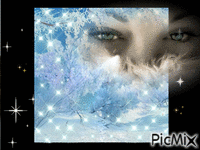 zimní tvář - 免费动画 GIF
