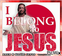 I belong to Jesus κινούμενο GIF